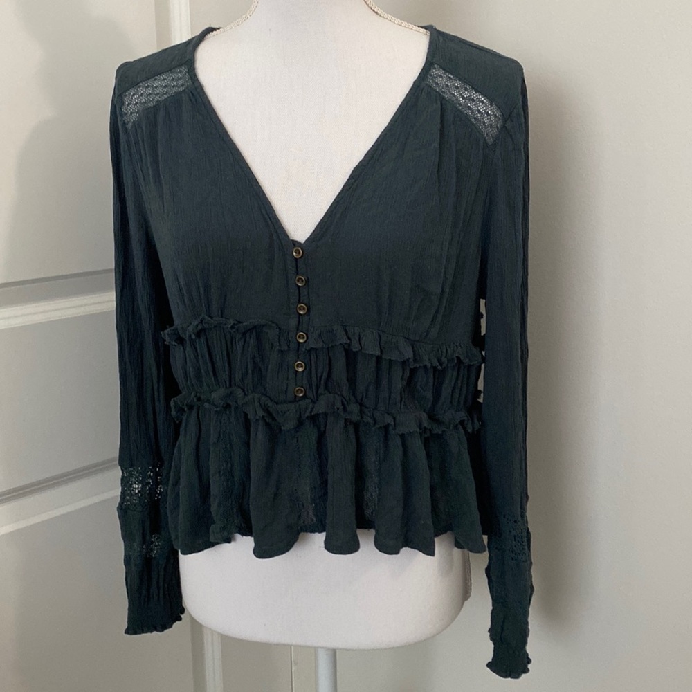 American Eagle Teal Blouse